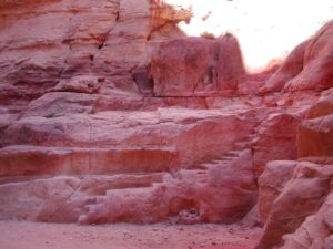 Petra walls Jordan Far Horizons tour