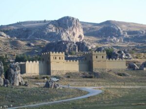 Hattusa city walls in Turkey