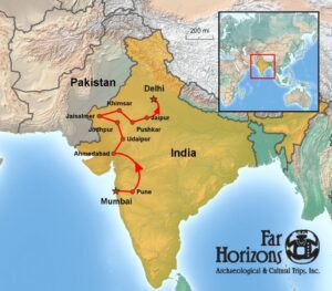India-Tour-Gujarat-Rajasthan-Map