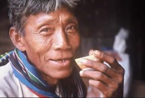 Myanmar-Tour-Burma-Temples-on-Inle-Lake-man-eating