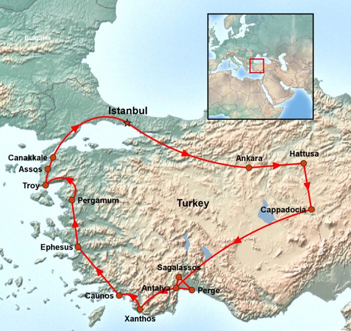 Turkey – Western far horizon tours