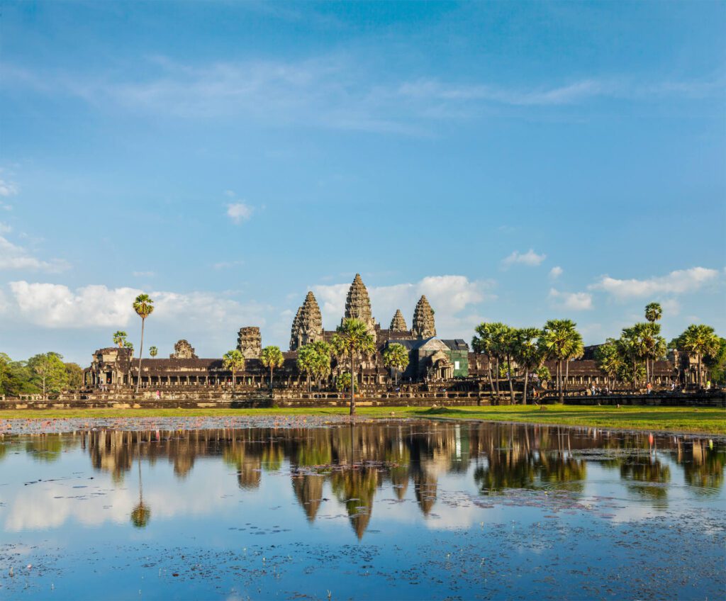 Angkor Wat temple view