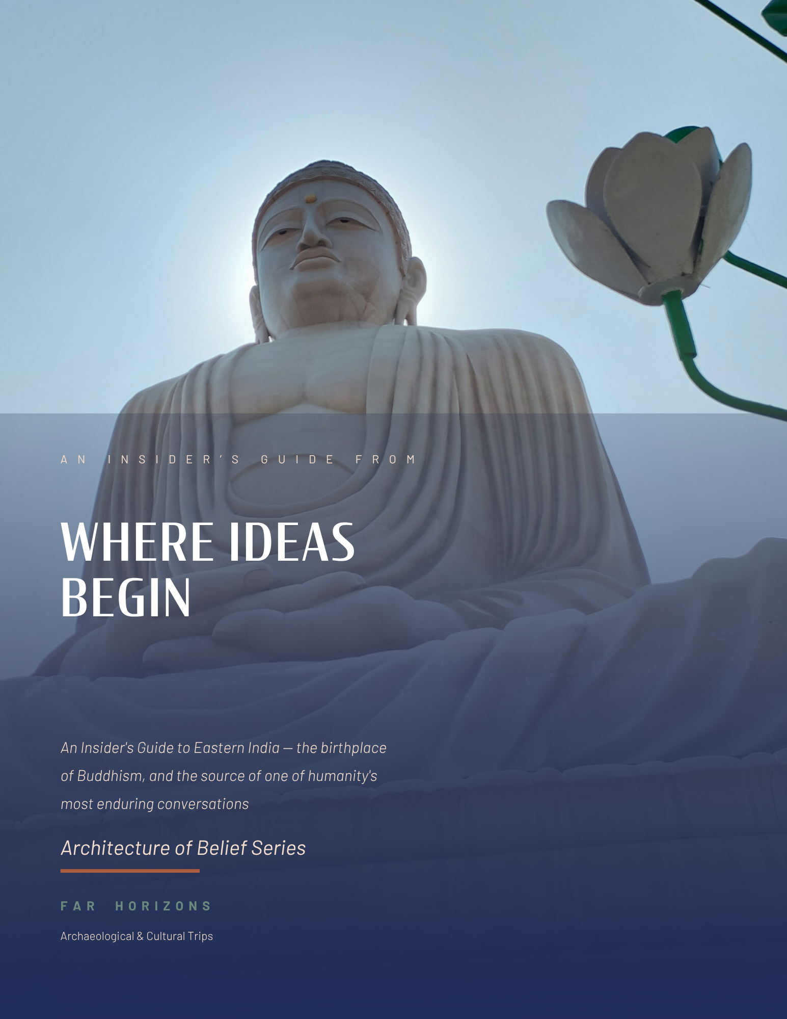 Where Ideas Begin: An Insider's Guide to Eastern India — Far Horizons field guide cover